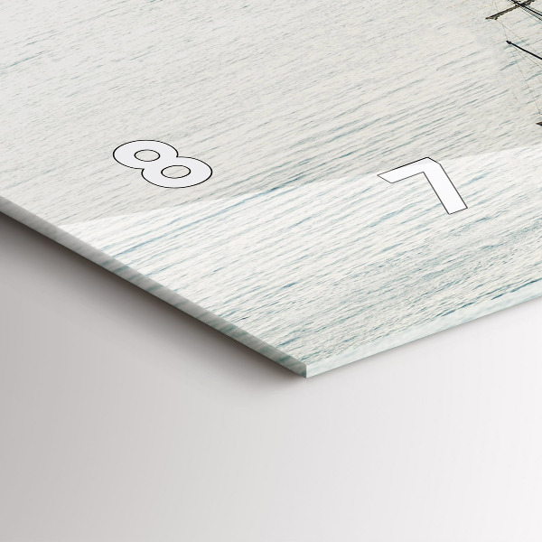 Reloj horizontal Velero en Dubrovnik