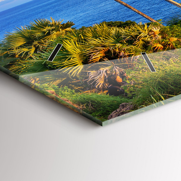 Reloj de cristal horizontal Phuket en Tailandia