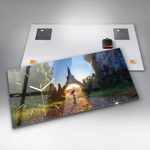 Reloj horizontal Parque Surat Thani Tailandia