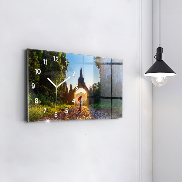 Reloj horizontal Parque Surat Thani Tailandia