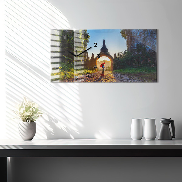 Reloj horizontal Parque Surat Thani Tailandia