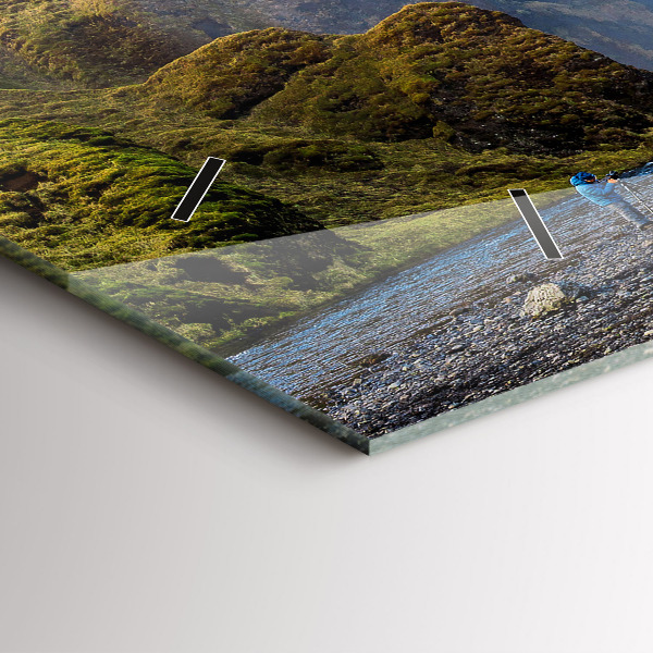 Reloj de cristal horizontal Cascada en Islandia