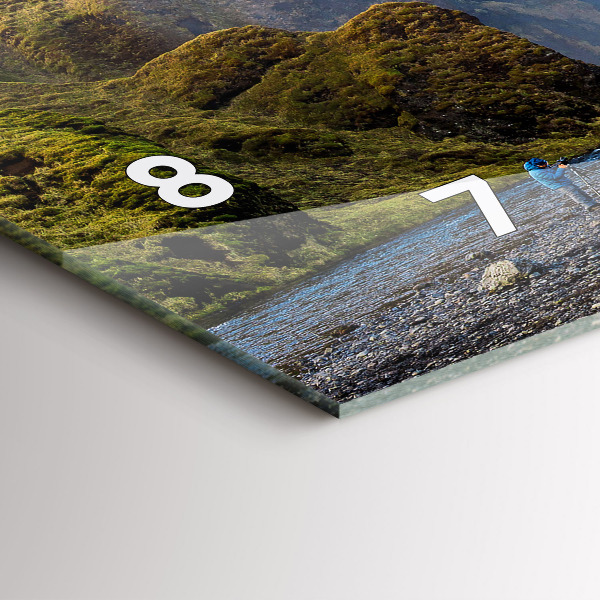 Reloj de cristal horizontal Cascada en Islandia