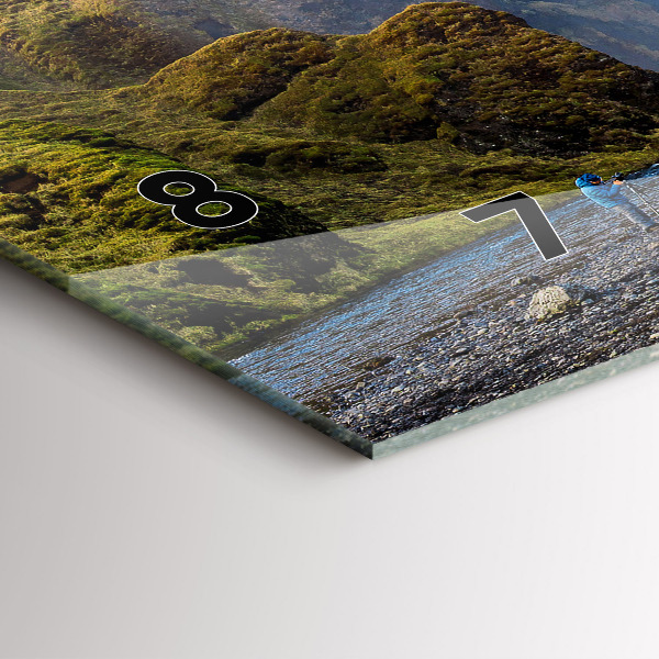 Reloj de cristal horizontal Cascada en Islandia