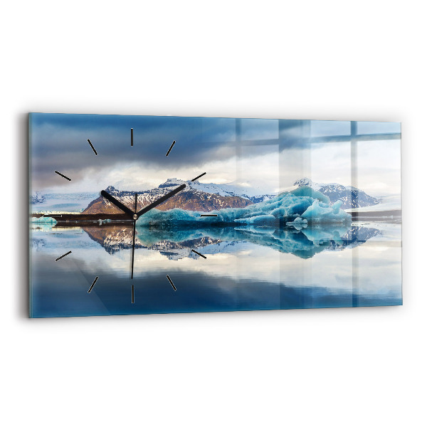 Reloj de cristal horizontal Lago Jokulsarlon Islandia