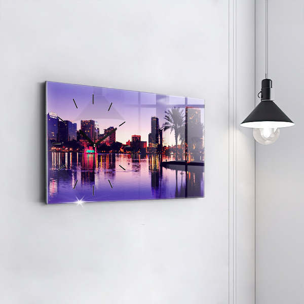 Reloj horizontal Horizonte de la ciudad de Orlando