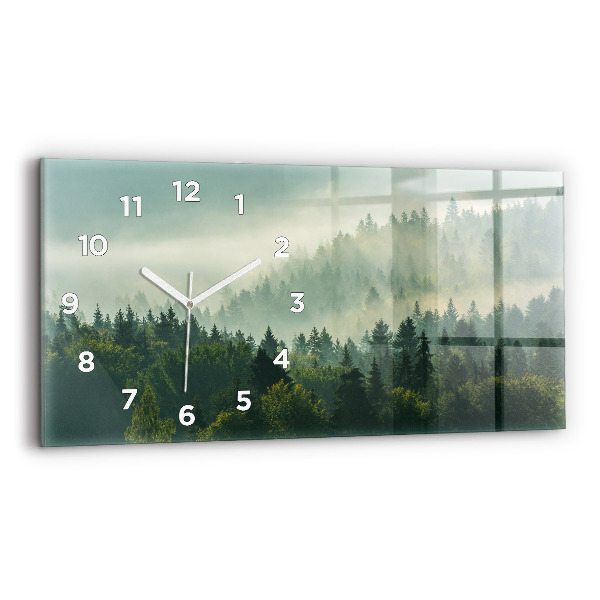 Reloj de cristal horizontal Amanecer Beskids
