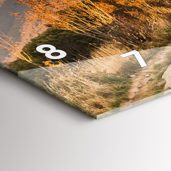 Reloj de cristal horizontal Montañas Bieszczady