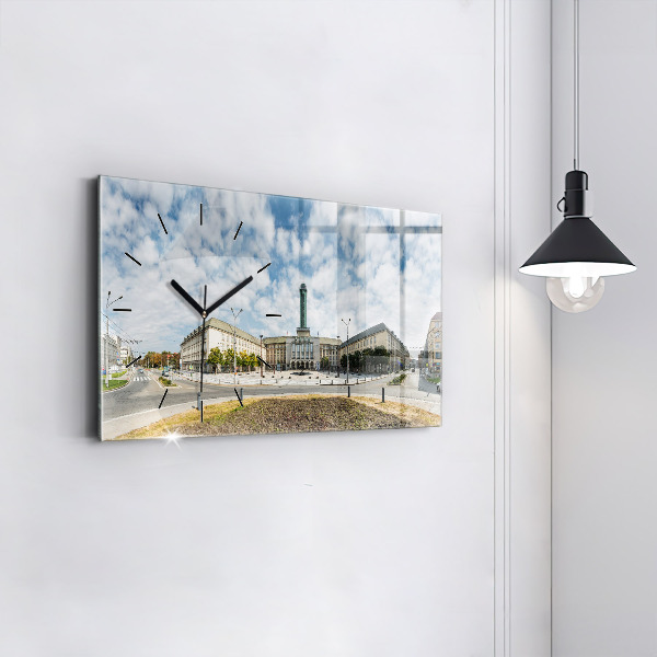 Reloj de cristal horizontal Panorama de Ostrava