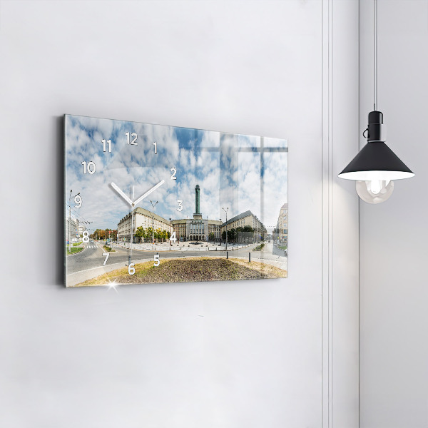 Reloj de cristal horizontal Panorama de Ostrava