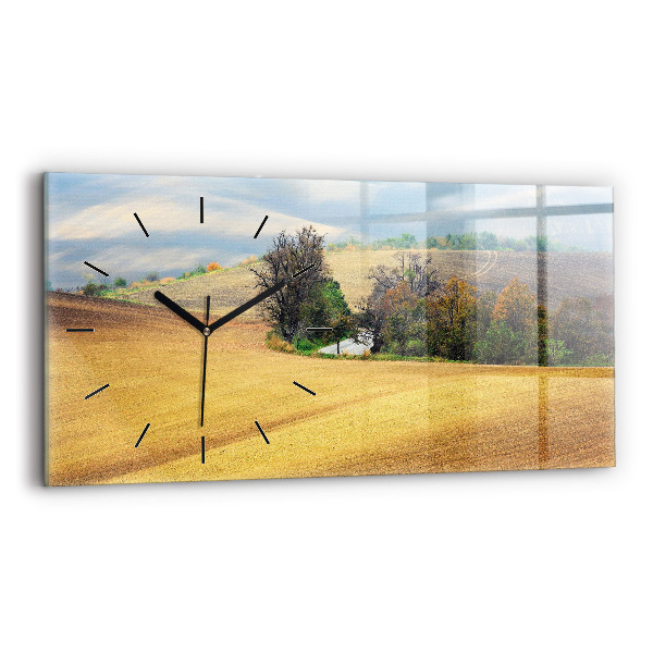 Reloj horizontal Paisaje rural de Moravia