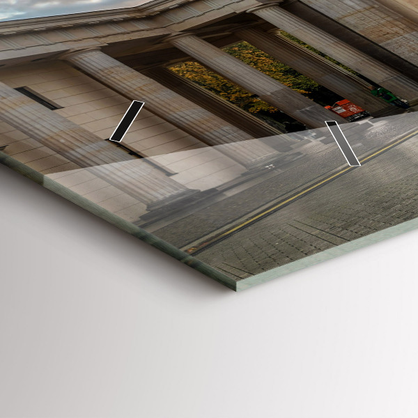 Reloj de cristal horizontal Puerta de Brandemburgo en Berlín