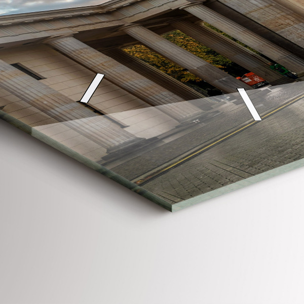 Reloj de cristal horizontal Puerta de Brandemburgo en Berlín