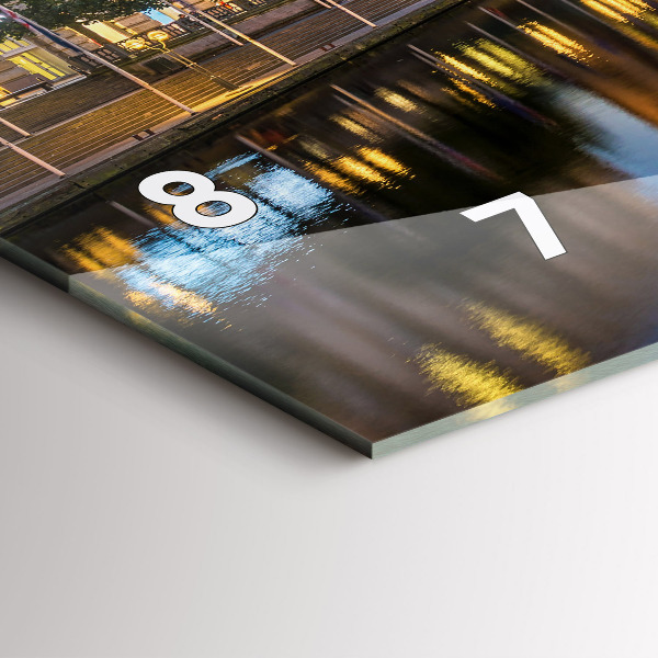 Reloj de cristal horizontal Ayuntamiento de Hamburgo