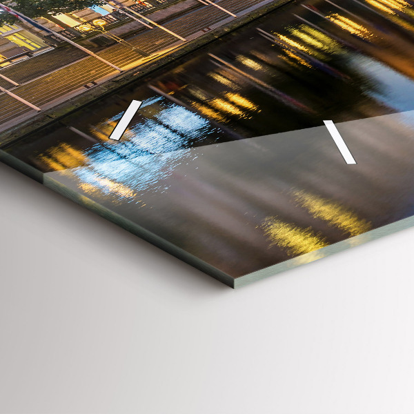 Reloj de cristal horizontal Ayuntamiento de Hamburgo