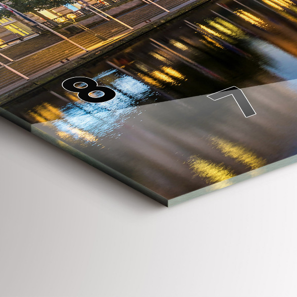 Reloj de cristal horizontal Ayuntamiento de Hamburgo