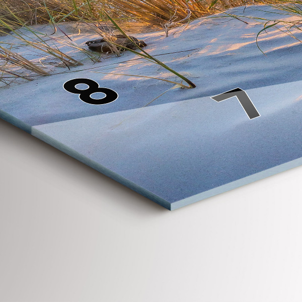 Reloj de cristal horizontal Puesta de sol sobre el mar