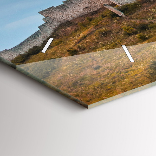 Reloj de cristal horizontal Castillo de Spiš en Eslovaquia