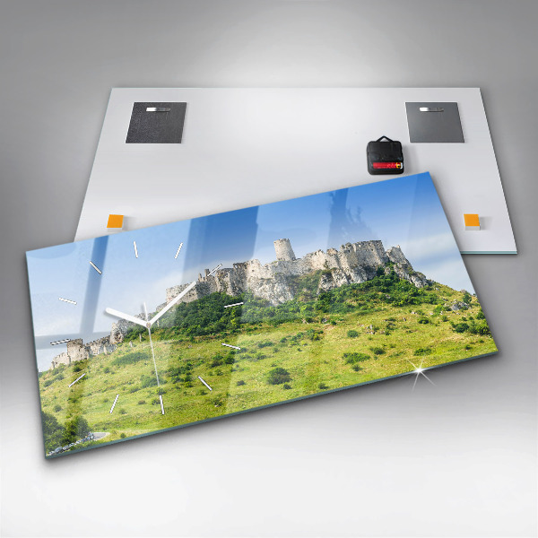 Reloj horizontal Castillo de Spiš en Eslovaquia