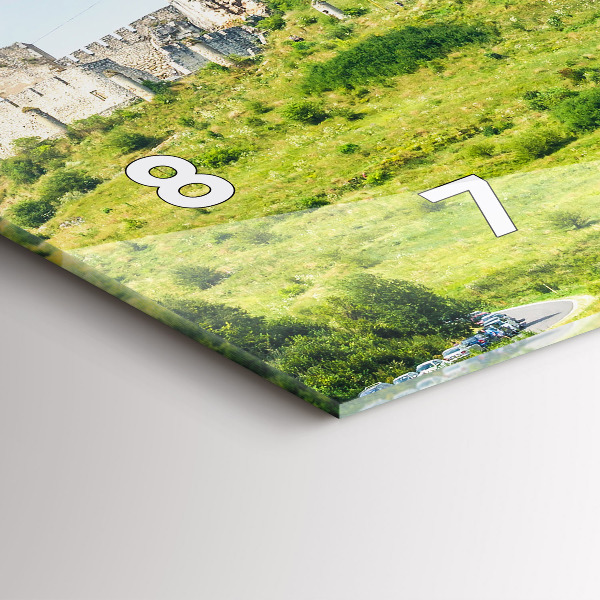 Reloj horizontal Castillo de Spiš en Eslovaquia