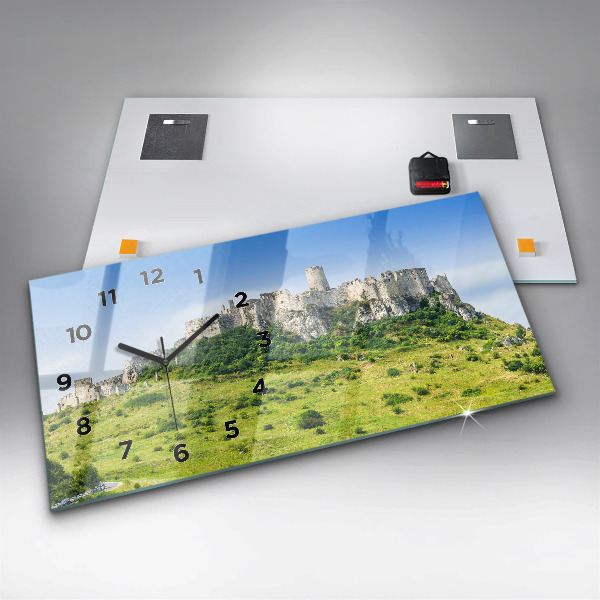 Reloj horizontal Castillo de Spiš en Eslovaquia