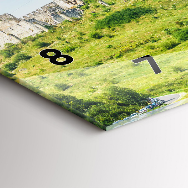 Reloj horizontal Castillo de Spiš en Eslovaquia