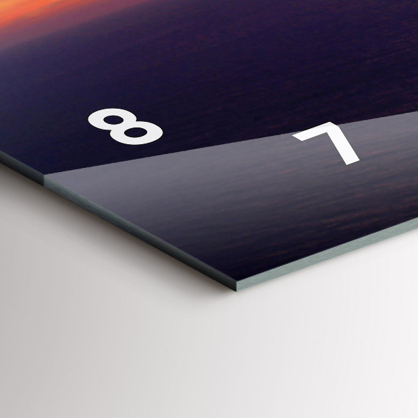 Reloj de cristal horizontal Cabeza de piedra