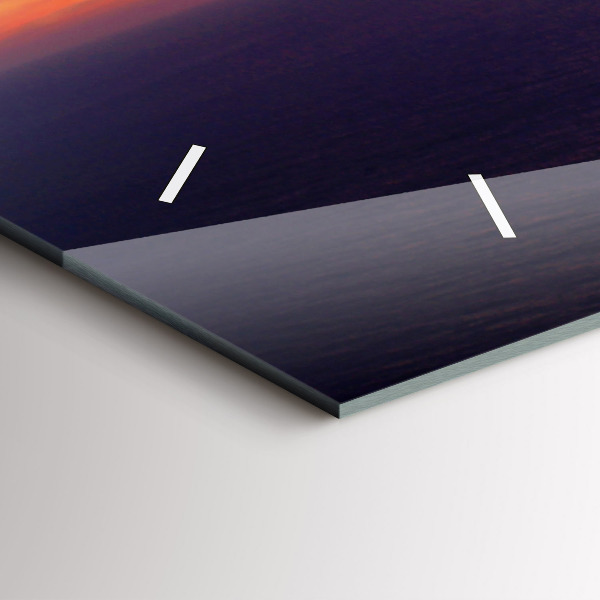 Reloj de cristal horizontal Cabeza de piedra