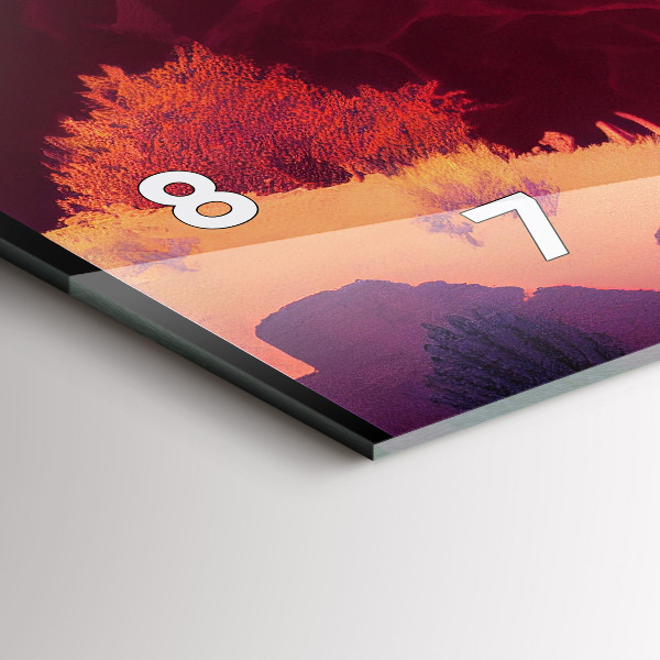 Reloj horizontal Ilustración del desierto de Arizona