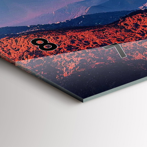 Reloj horizontal Montañas en San Antonio USA