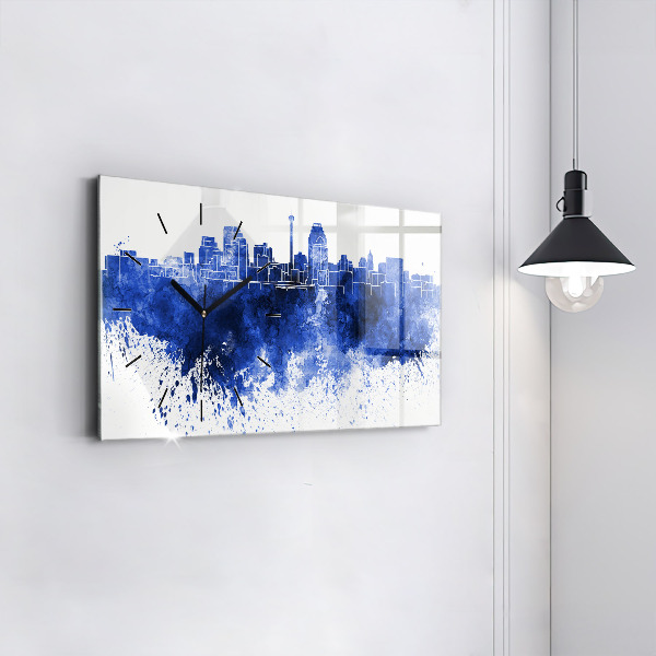 Reloj horizontal Acuarela de San Antonio