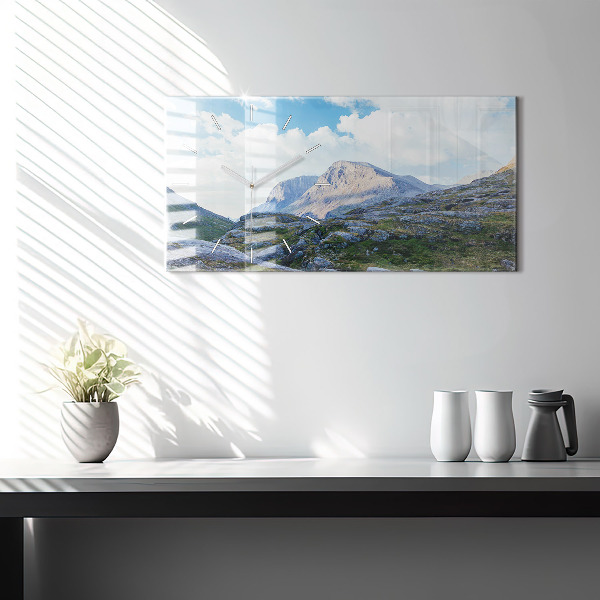 Reloj de cristal horizontal Paisaje rocoso
