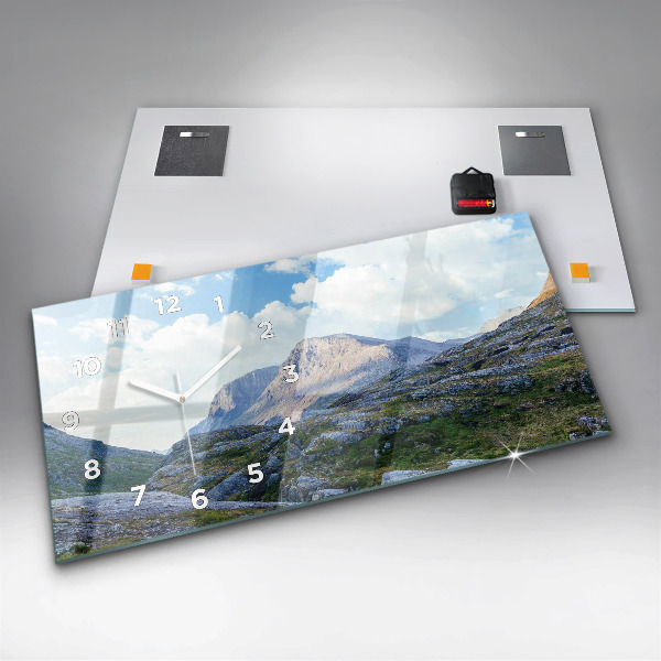 Reloj de cristal horizontal Paisaje rocoso