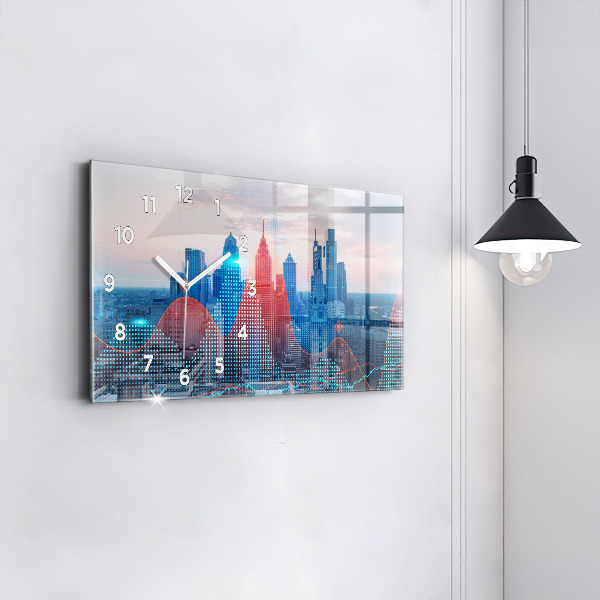 Reloj horizontal Rascacielos en Filadelfia