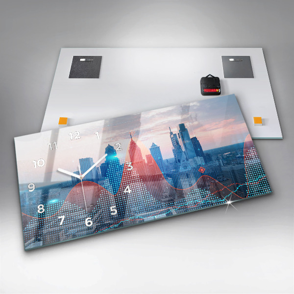 Reloj horizontal Rascacielos en Filadelfia