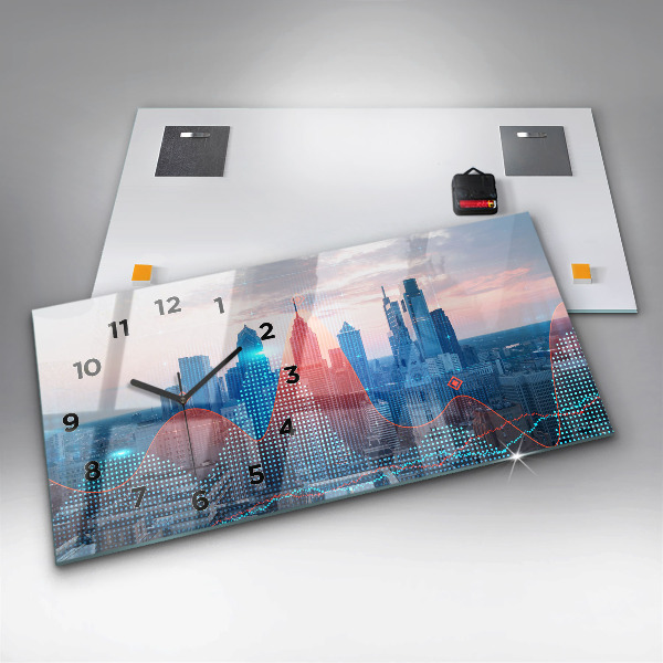 Reloj horizontal Rascacielos en Filadelfia