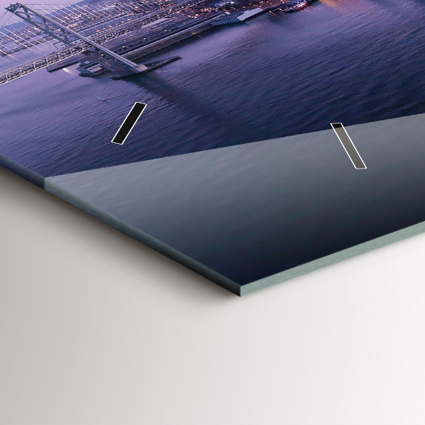 Reloj de cristal horizontal Vista de San Francisco