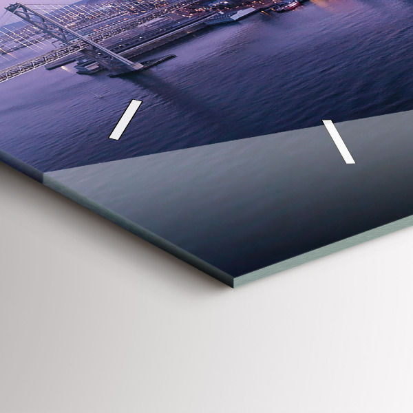 Reloj de cristal horizontal Vista de San Francisco