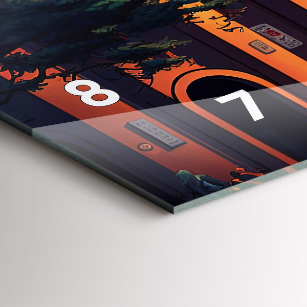 Reloj de cristal horizontal Puente de San Francisco