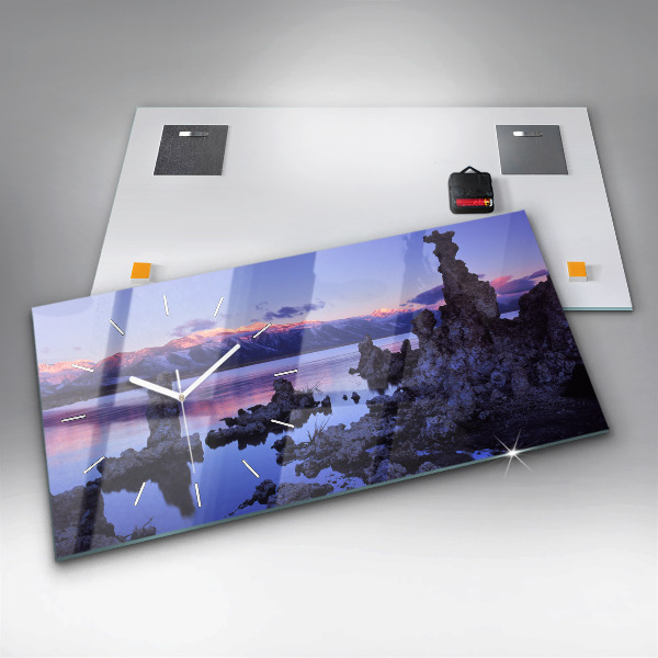 Reloj horizontal Lago California