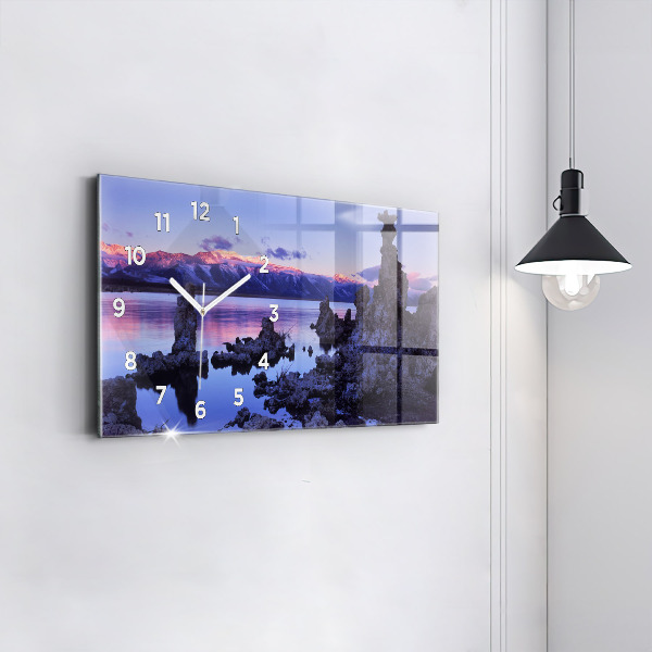 Reloj horizontal Lago California