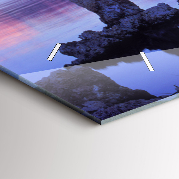 Reloj horizontal Lago California