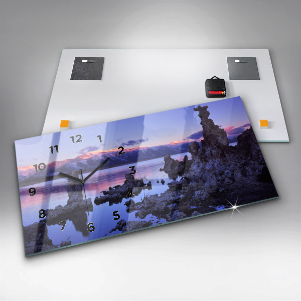 Reloj horizontal Lago California