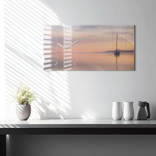 Reloj de cristal horizontal Lago Balaton USA