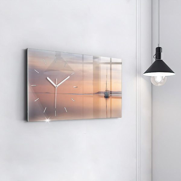 Reloj de cristal horizontal Lago Balaton USA