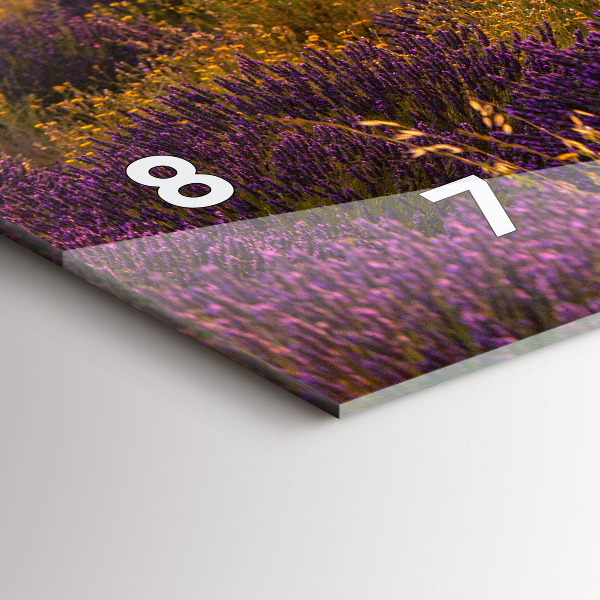Reloj horizontal Pradera de lavanda Francia