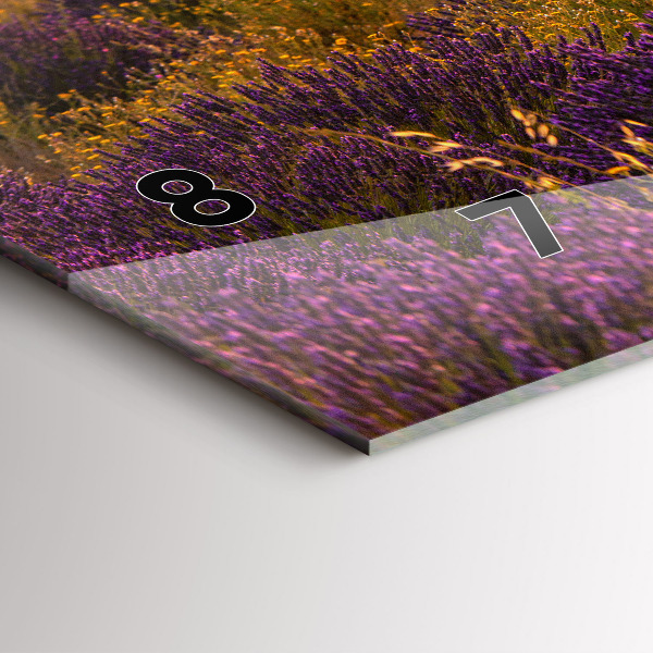Reloj horizontal Pradera de lavanda Francia
