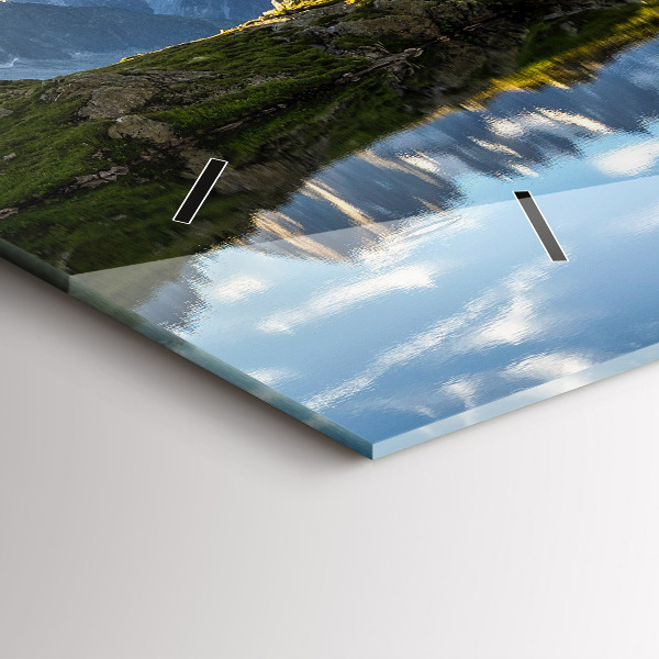 Reloj de cristal horizontal Valle de Chamonix, Alpes franceses