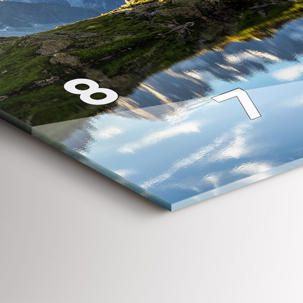 Reloj de cristal horizontal Valle de Chamonix, Alpes franceses