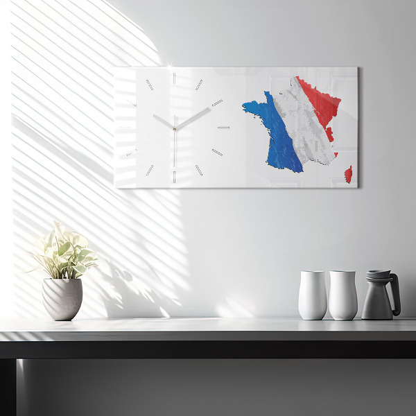 Reloj horizontal Bandera de Francia